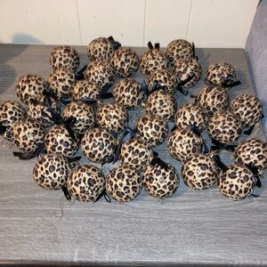 COPY - COPY - Christmas 🎄 Ornaments Leopard Print 35 ornaments.